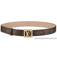 Buy Classic Ladies Louis Vuitton Frame Monogram Belt M6879T