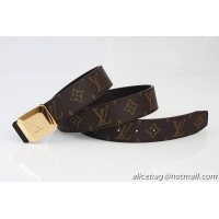 Louis Vuitton Monogram Canvas Belt LV065