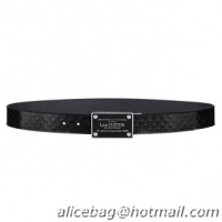 Louis Vuitton Initiales Damier Leather Belt M680S