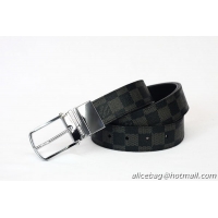 Louis Vuitton Damier Graphite Canvas Belt LV061