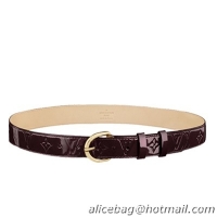 Luxury Classic Louis Vuitton Monogram Vernis Belt M6979U