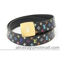 Ladies Cheaper Louis Vuitton Monogram Multicolore Reversible Belt M6890U