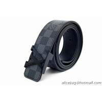 Louis Vuitton Damier Graphite Canvas Belt LV055