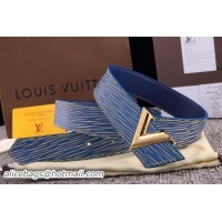 Cheap Louis Vuitton ESSENTIAL V Belt LV4809G Blue