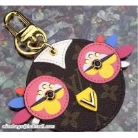 aaaaa Louis Vuitton Lovely Birds Bag Charm & Key Holder M62604 Hot Pink