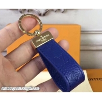 Classic Hot Louis Vuitton Dragonne Key Holder Monogram Empreinte Blue 825031