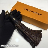 Good Quality Louis Vuitton Monogram Canvas Tassel Bag Charm M78618 Black