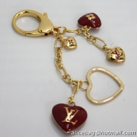 Louis Vuitton Decoration Keyring 039 Red