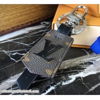 Grade Louis Vuitton LV Cloches-Cles Bag Charm And Key Holder Monogram Eclipse Canvas/Gold 825014