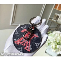 Refined Louis Vuitton Monogram Ink Canvas Bag Charm And Key Holder MP1988 LV Upside Down Illustré 2018