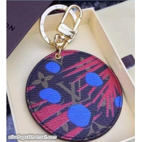 Most Popular Louis Vuitton Illustre Jungle Bag Charm Key Holder M42597 Blue