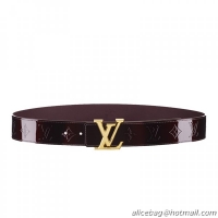 High Quality Louis Vuitton Facettes Monogram Vernis Belt M9874U