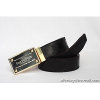 Louis Vuitton Brown Leather Belt LV054