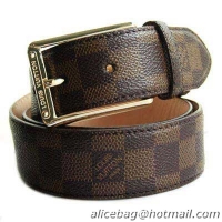 Louis Vuitton Damier Belts 9634 Coffee