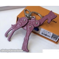 Good Product Louis Vuitton Savane Giraffe Bag Charm and Key Holder MP2300 Purple 2018