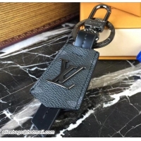 Unique Discount Louis Vuitton LV Cloches-Cles Bag Charm And Key Holder Monogram Eclipse Canvas/Silver 825015