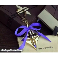 Popular Louis Vuitton Ribbon Bag Charm Key Ring 93 Purple