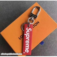 Hot Style Louis Vuitton Supreme Keychain 30281 Red