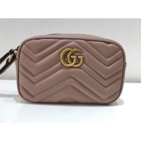 Promotional Gucci Gucci GG Marmont Matelassé Clutch 443438 Dusty Pink 2018