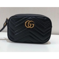 Good Taste Gucci Gucci GG Marmont Matelassé Clutch 443438 Black 2018