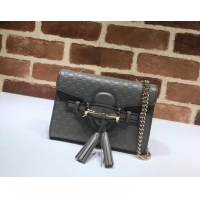 Design Discount Gucci Mini leather bag 449636 Grey