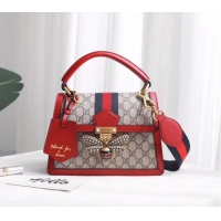 Promotion Gucci Queen Margaret GG small top handle bag 476541 Red