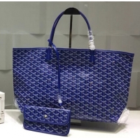 Low Cost Goyard St Louis Tote GM 2376 Dark Blue