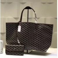 Free Shipping Goyard Saint Louis Tote Bag GM 2376 Coffee