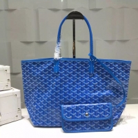 Imitation Goyard Saint Louis Tote Bag PM 2376 Light Blue