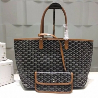 Top Design Goyard Saint Louis Tote Bag PM 2376 Black And Tan