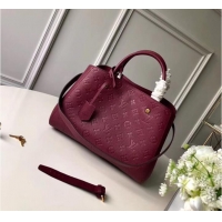 Duplicate Louis vuitton original MONTAIGNE MM M44311 fuchsia