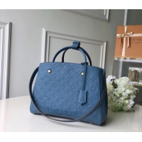 Best Grade Louis vuitton original MONTAIGNE MM M44311 blue