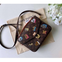 Feminine Louis Vuitton Original Monogram Canvas POCHETTE METIS M44366