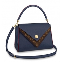 New Design Louis vuitton original DOUBLE V M55022 blue