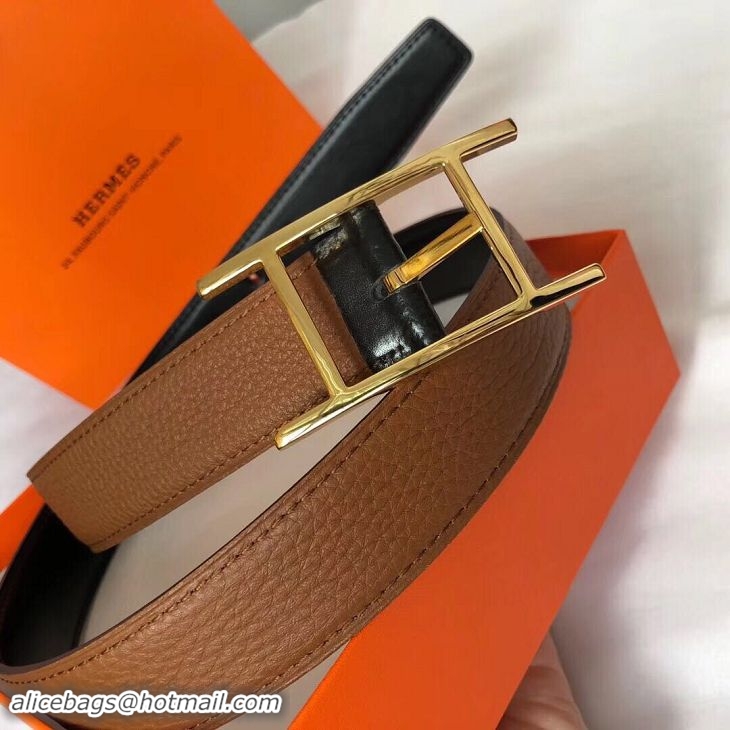 Buy Inexpensive Hermes Belt H3371 Light Brown