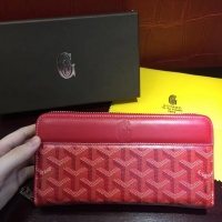 Best Price Goyard Zippy Purses 020110 Red