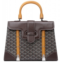 Best Product Goyard Saigon Tote Bag GM 8941 Dark Coffee