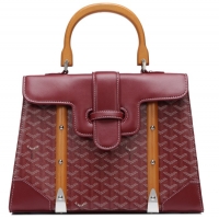 Buy Cheap Goyard Saigon Tote Bag GM 8941 Burgundy