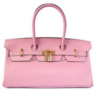 Hermes Birkin 42cm JPG Birkin Togo Leather Bag Pink Gold