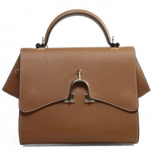 Hermes Stirrup Top Handle Bag H1955 Camel