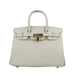 Hermes Birkin 30cm Togo Leather Bag Cream 6088