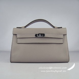 Hermes Kelly 22cm H008 grey bags