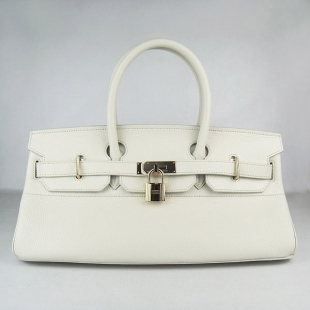 Hermes Birkin 42cm Togo Leather Bag Beige 6109 Gold padlock