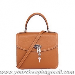 Newest Fashion Hermes Classic Mini Flap Bag H20148 Camel