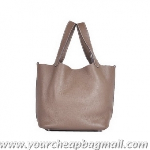 Hot Sell Hermes Picotin Lock MM Bag in Clemence Leather 8616 Khaki