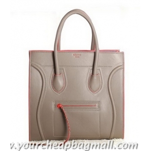 Unique Ladies Celine Luggage Phantom Original Leather Bags C3341 Khaki&Orange