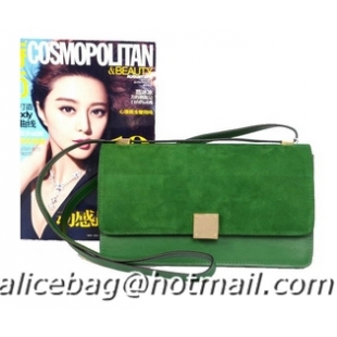 Fashion Celine Case Bag Sheepskin & Nubuck Leather 17081 328 Green