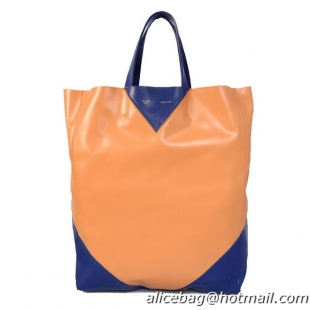 Low Price Celine Cabas CŒUR Bag in Smooth Lambskin Leather 16440 Orange