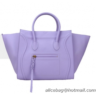 Free Shipping Design Celine Luggage Phantom Bags Original Leather C88033 Lavender