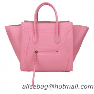 Good Quality Celine Luggage Phantom Bags Original Leather C88033 Pink